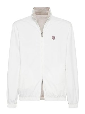 BRUNELLO CUCINELLI: Casualjacken - Casualjacke - Creme