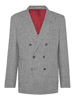 BRUNELLO CUCINELLI: Casualjacken - Casualjacke - Grau