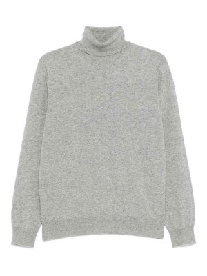 BRUNELLO CUCINELLI: Rollkragenpullover  und Polo-Ausschnitt - Rollkragenpullover - Grau