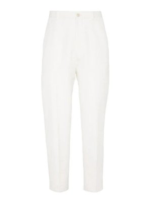 BRUNELLO CUCINELLI: Casual Hosen - Casual Hose - Weiß