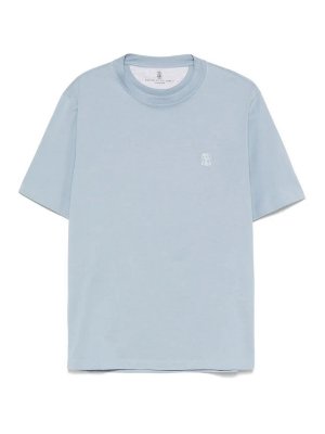BRUNELLO CUCINELLI: T-shirts - T-Shirt - Weiß
