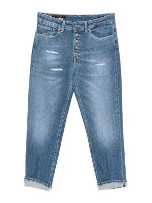 DONDUP: straight leg jeans - `Koons Bot Gioie` 5-Pocket Pants