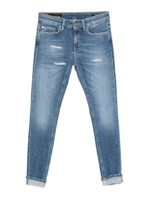 DONDUP: Jeans pitillos - Vaqueros Pitillos - Azul