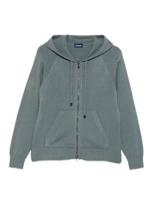 DRUMOHR: casual jackets - Zip And Hood Jacket