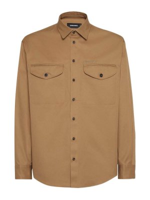 DSQUARED2: Hemden - Hemd - Hellbraun