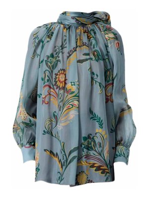 ETRO: Tops y camisetas sin mangas - Top - Azul