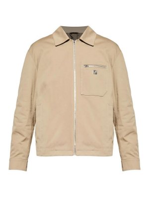 FENDI: shirts - `Ff Metal` Blouson
