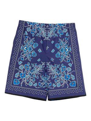 GUCCI: Trousers Shorts - `Flower Bandana Mini` Short Pants