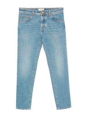 JACOB COHEN: straight leg jeans - Cropped/Carrot Fit Pants