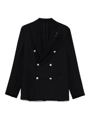 LARDINI: カジュアルジャケット - カジュアルジャケット - ブルー