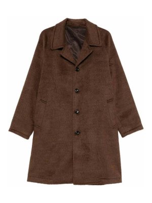 LUIGI BIANCHI MANTOVA: ニーレングスコート - 膝丈コート - ブラウン
