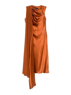 Max Mara: Vestidos de cóctel - Vestido De Cóctel - Bronce