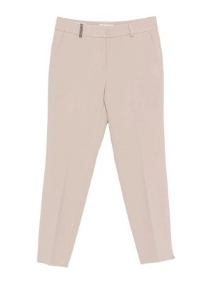 PESERICO: Pantalons casual - Pantalons Décontractés - Beige