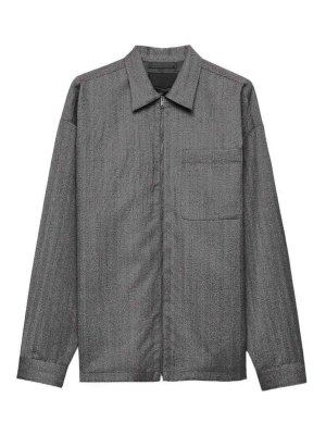 PRADA: shirts - Wool Shirt Jacket