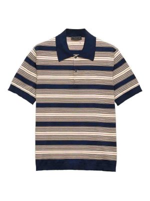 PRADA: polo shirts - Cotton Polo Shirt