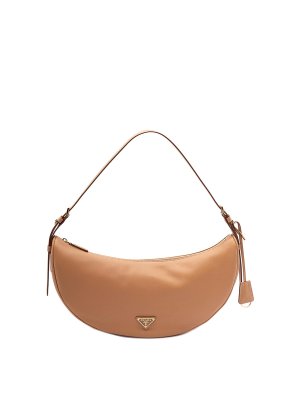 PRADA: shoulder bags - ` Demi-Lune` Large Shoulder Bag