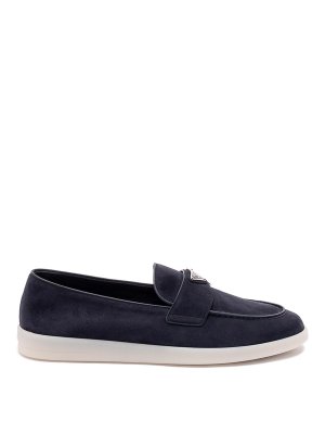 PRADA: Loafers & Slippers - Suede Loafers
