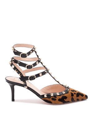 VALENTINO GARAVANI: Escarpins - Chaussures À Talon - Imprimé Animal