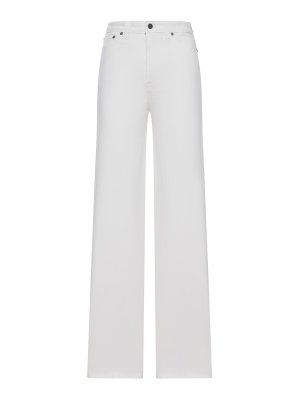 KHAITE: ストレートジーンズ - ストレートジーンズ - 白