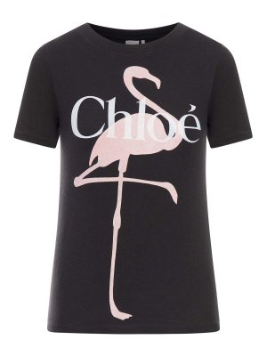 CHLOE': T-shirts - T-Shirt - Schwarz