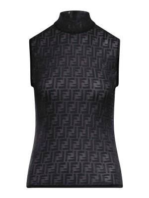 FENDI: Tops & Tank tops - Ff Lace Top