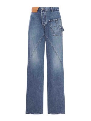 J.W. ANDERSON: Straight Leg Jeans - Straight Leg Jeans - Blau