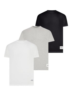 JIL SANDER: T-shirts - T-Shirt - Grau