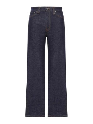 KHAITE: Straight Leg Jeans - Straight Leg Jeans - Blau