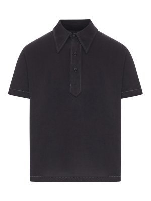 Maison Margiela: polo shirts - Polo Shirt In Stretch Technical Fabric