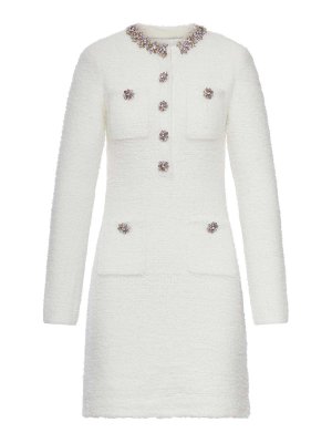 Self Portrait: short dresses - Mini Knitted Dress