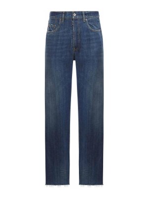 Maison Margiela: Straight Leg Jeans - Straight Leg Jeans - Blau