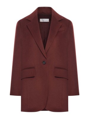 Max Mara: blazers - Single-Breasted Camel Blazer