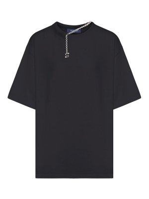 SPORTMAX: T-shirts - T-Shirt - Schwarz