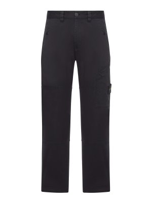 STONE ISLAND: casual trousers - Regular Cotton Trousers