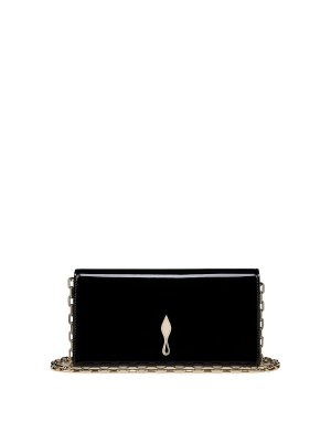 CHRISTIAN LOUBOUTIN: totes bags - Bettina Patent Calfskin Clutch