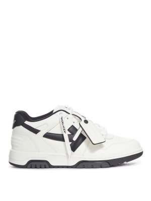 OFF-WHITE: sneakers - Sneaker Out of Office in pelle