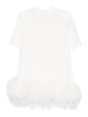 The Attico: abiti corti - Vestito  corto piumato