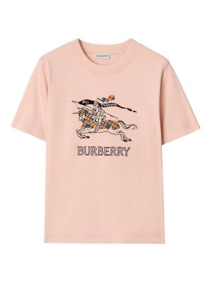 BURBERRY: T-shirts - T-Shirt - Métallique