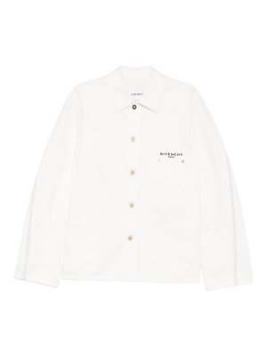 GIVENCHY: Jeansjacken - Jeansjacke - Weiß