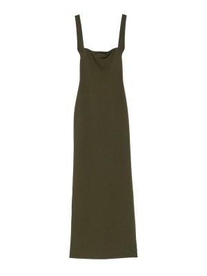 SOLACE LONDON: Vestidos largos - Vestido Largo - Verde