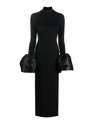 SOLACE LONDON: Vestidos largos - Vestido Largo - Negro