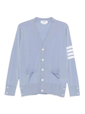 THOM BROWNE: cardigans - Wool Cardigan