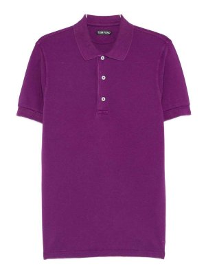 TOM FORD: polo - Polo in misto cotone