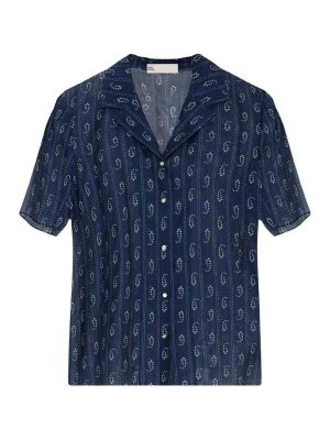 TORY BURCH: Camisas - Camisa - Azul