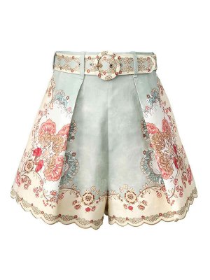ZIMMERMANN: Trousers Shorts - Daylight Linen Shorts