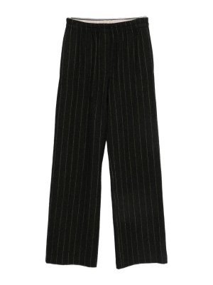 ALYSI: Pantalons casual - Pantalons Décontractés - Noir