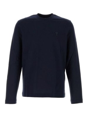 AMI PARIS: Camisetas - Camiseta - Azul