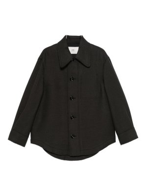 AMI PARIS: camicie - Giacca-camicia in lana