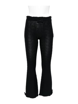 BALENCIAGA: Jeans acampanados - Jeans Acampanados - Negro
