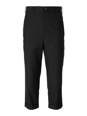 COMME DES GARCONS: Pantalons casual - Pantalons Décontractés - Noir